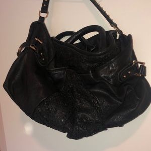 CC Skye All Black Leather Purse